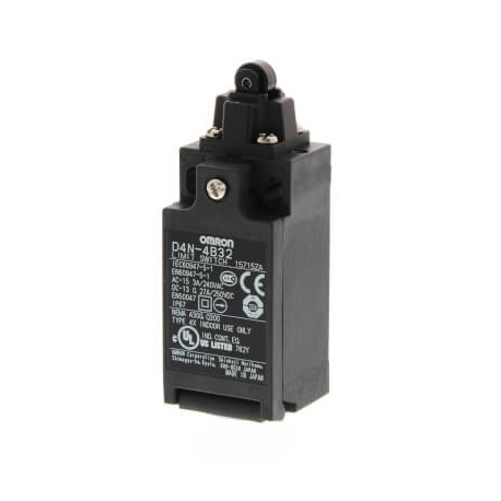 OMRON D4N-2B32 D4N-2B32 D4N 0234H D4N2B32 OMRON Plastic 1NC/1NO Slow Plunger roller plunger G1/2